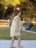 Spring/Summer Chick Floral Embroidery Smocking Girls Dress - 4