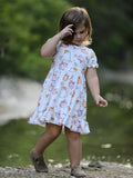 Halloween Pumpkin Ghost Print Cute Girls Dress - 5