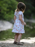 Halloween Pumpkin Ghost Print Cute Girls Dress - 3