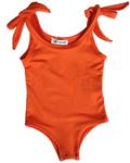 Madden Tie Shoulder Tank Top & Leotard - Soft Terracotta - 2