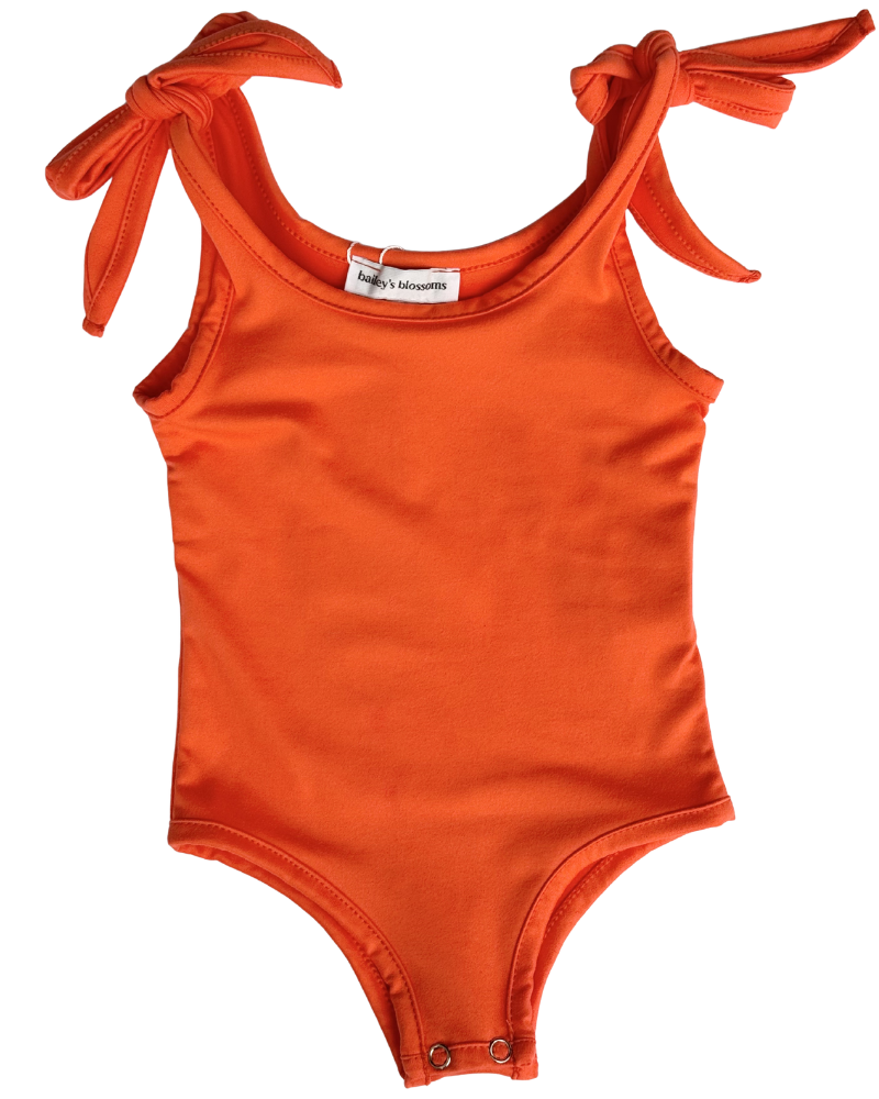 Madden Tie Shoulder Tank Top & Leotard - Soft Terracotta - 2