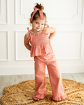 Maisie Smocked Two-Piece Set - Pressed Peony - 1