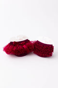Maroon Ruffle Tutu Bloomer - 4