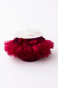Maroon Ruffle Tutu Bloomer - 1