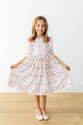 Mila in Paris 3/4 Sleeve Ruffle Twirl Dress - 2