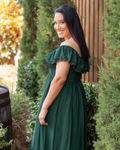 Nellie Ruffle Maxi Dress - Hunter - 3