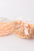 Peach & Gold Glitter Tutu Bloomer - 2