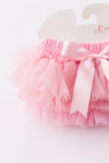 Pink & Gold Glitter Ruffle Tutu Bloomer - 2