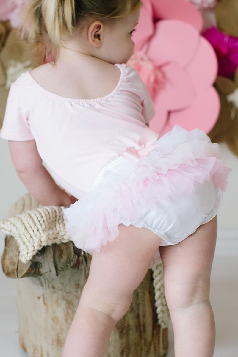 Pink Ombre Ruffle Tutu Bloomer - 3