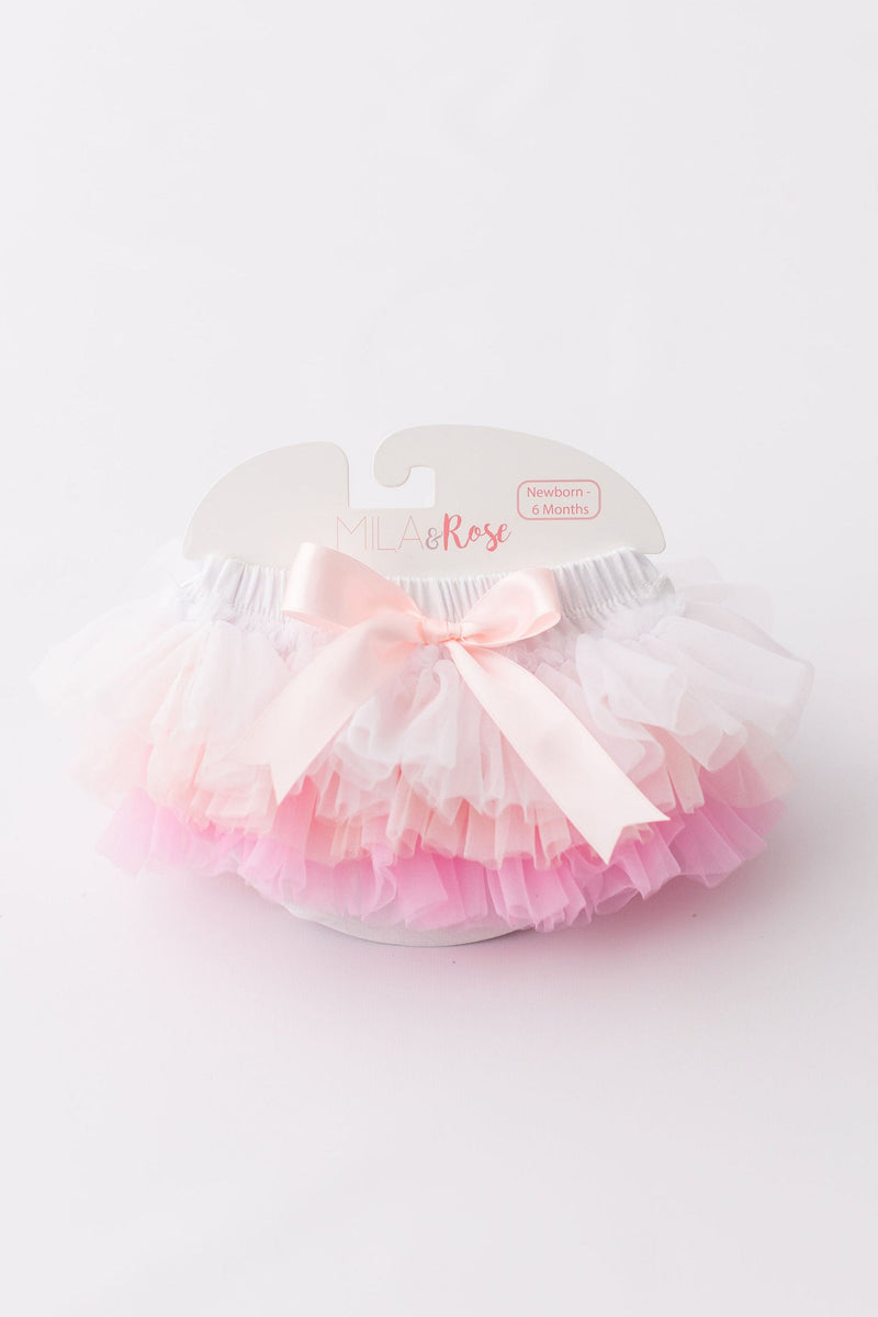 Pink Ombre Ruffle Tutu Bloomer - 1