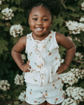 Posie Tie Front Two-Piece Set - Buttercup Bloom - 1