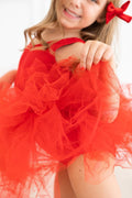 Red Tank Tutu Leotard - 3