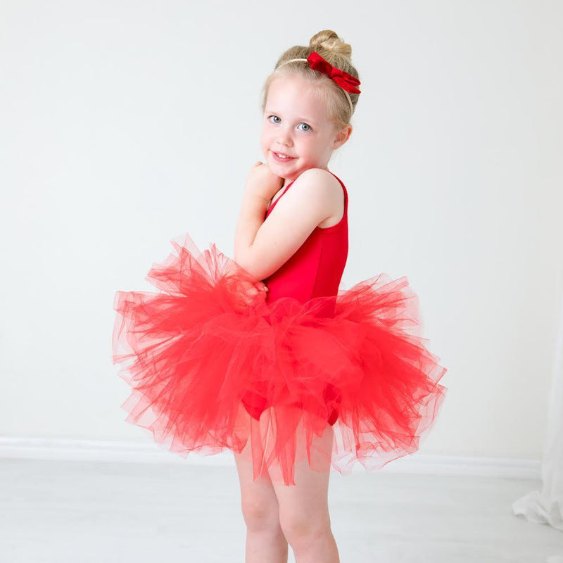 Red Tank Tutu Leotard - 5