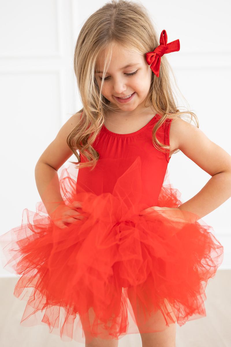 Red Tank Tutu Leotard - 1