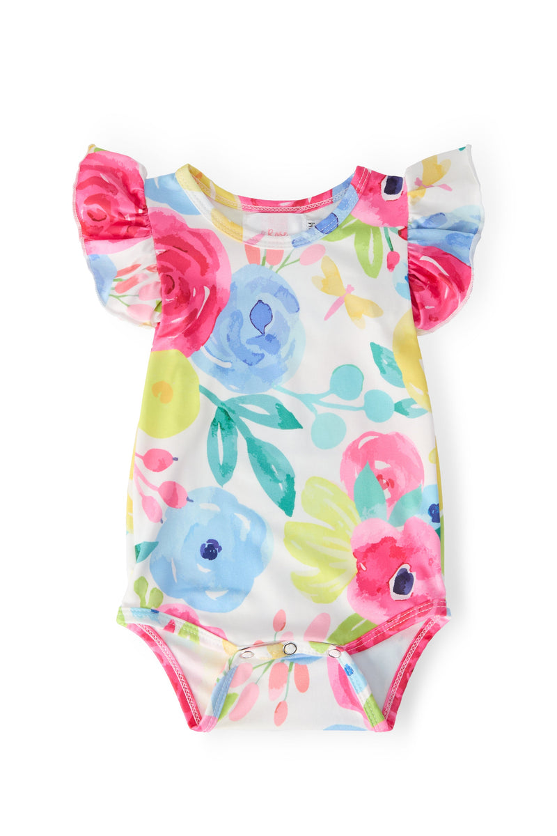 Rosie S/S Flutter Bodysuit - 1