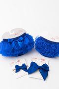 Royal Blue Ruffle Tutu Bloomer - 2