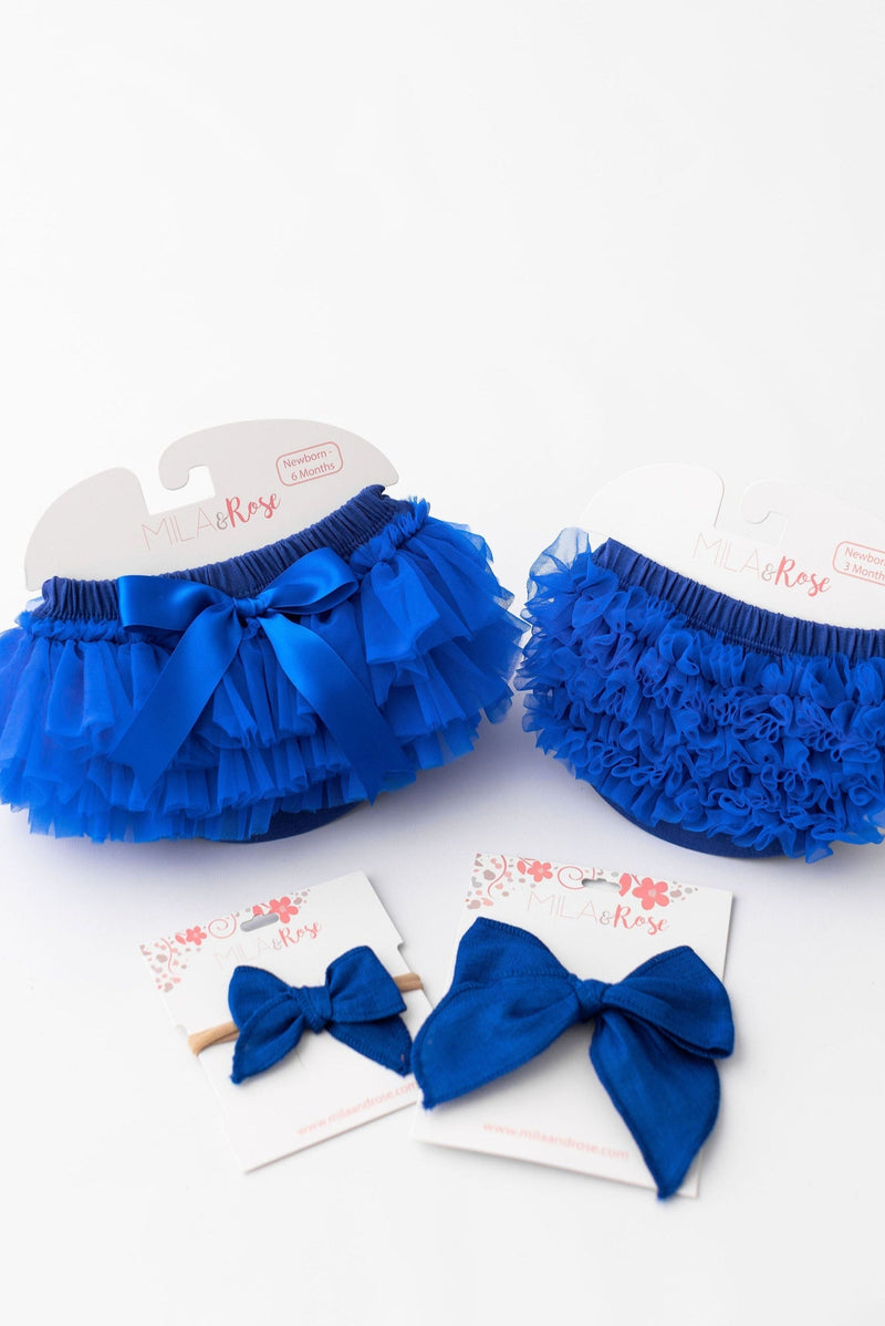 Royal Blue Ruffle Tutu Bloomer - 2