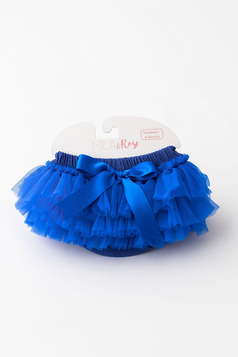 Royal Blue Ruffle Tutu Bloomer - 1