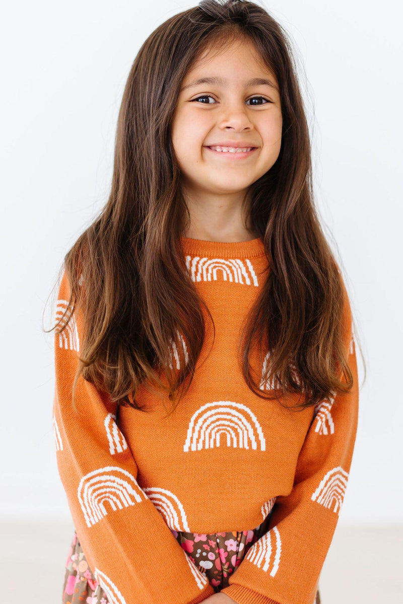 SALE Rainbows in Fall Sweater - 5