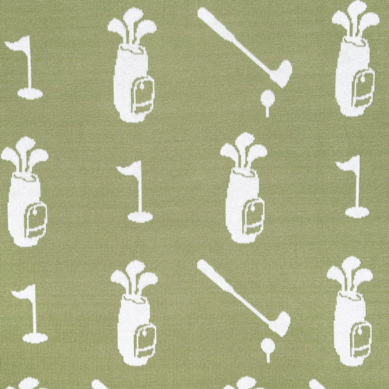 Golf Jacquard Knit Baby Blanket - 6