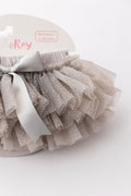 SALE Silver Glitter Ruffle Tutu Bloomer - 2