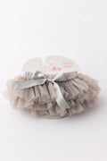 SALE Silver Glitter Ruffle Tutu Bloomer - 1
