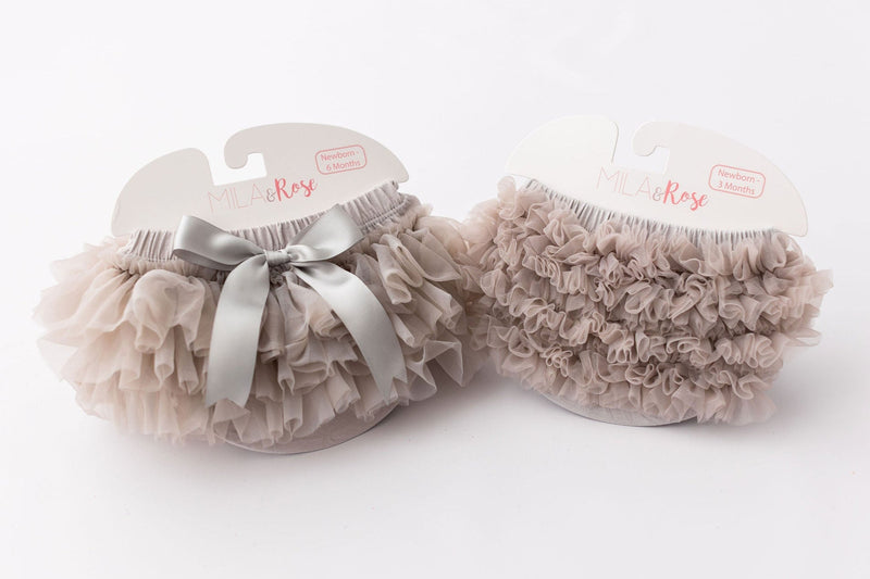 SALE Silver Ruffle Tutu Bloomer - 3