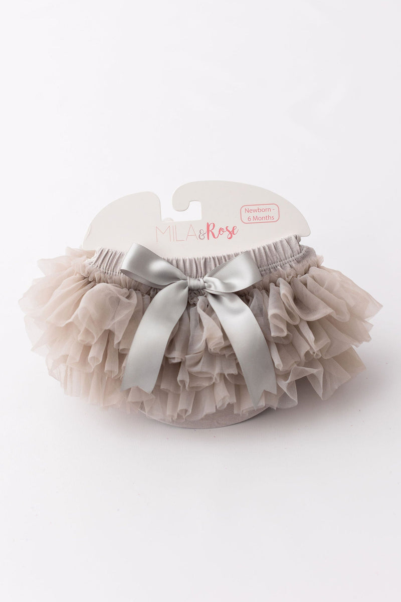 SALE Silver Ruffle Tutu Bloomer - 1