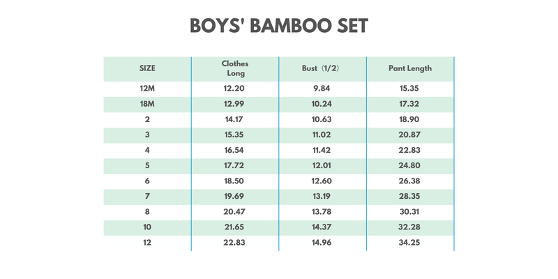 Blue character 2pc bamboo pajama set - 6