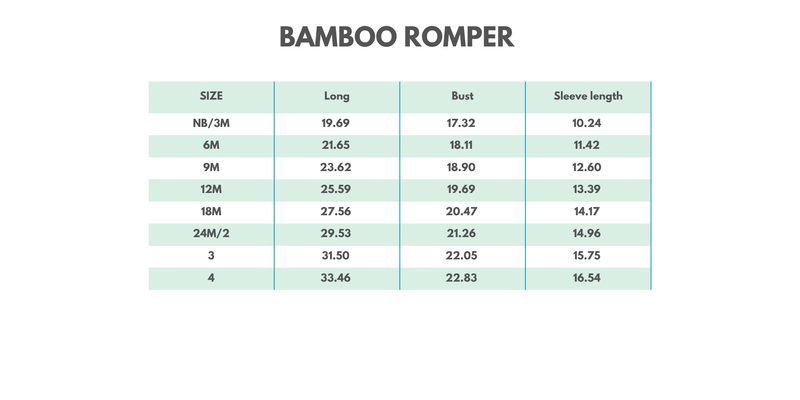 Blue character bamboo romper - 7