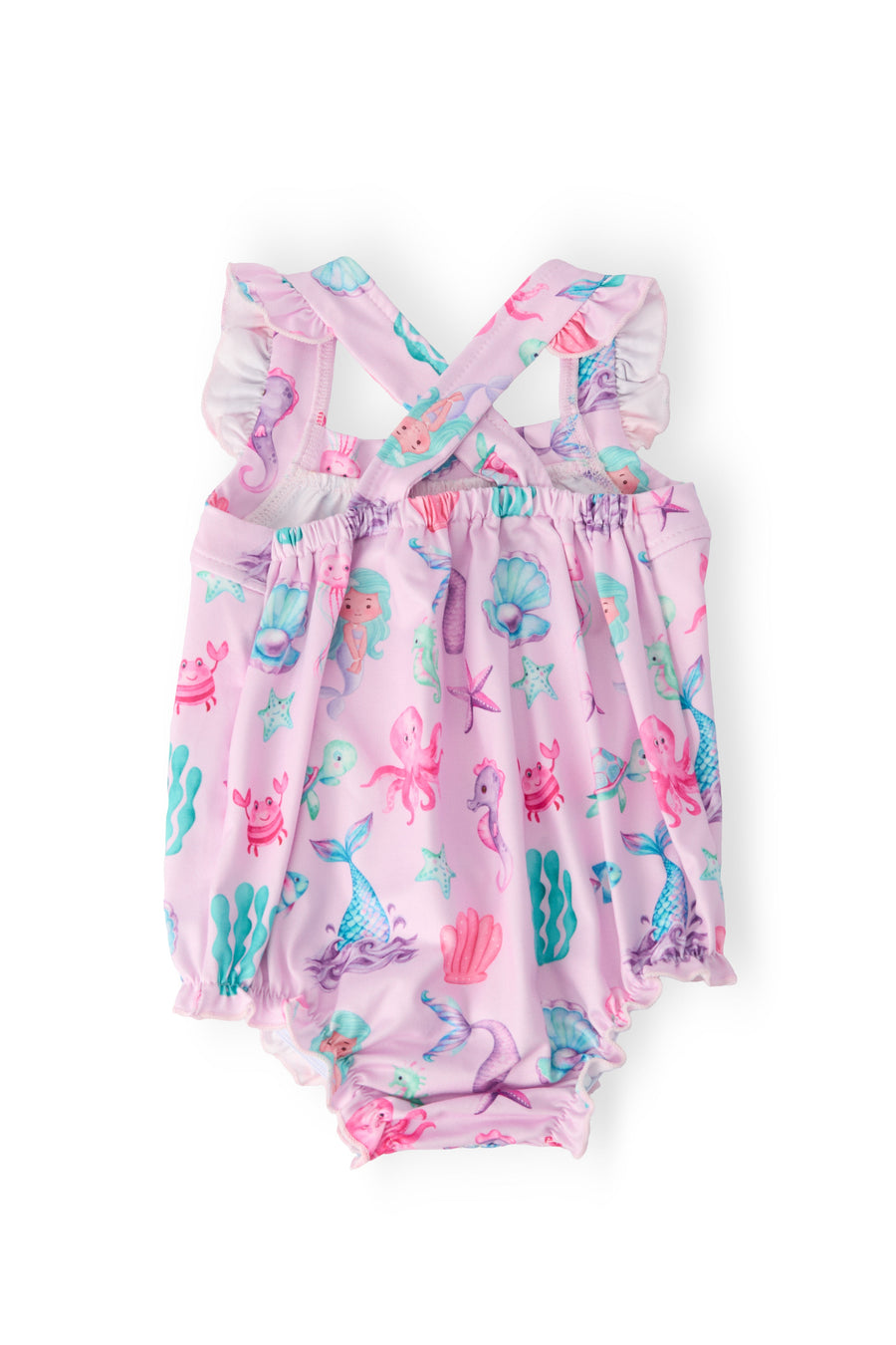 Under the Sea Ruffle Back Baby Romper – Summer Collection
