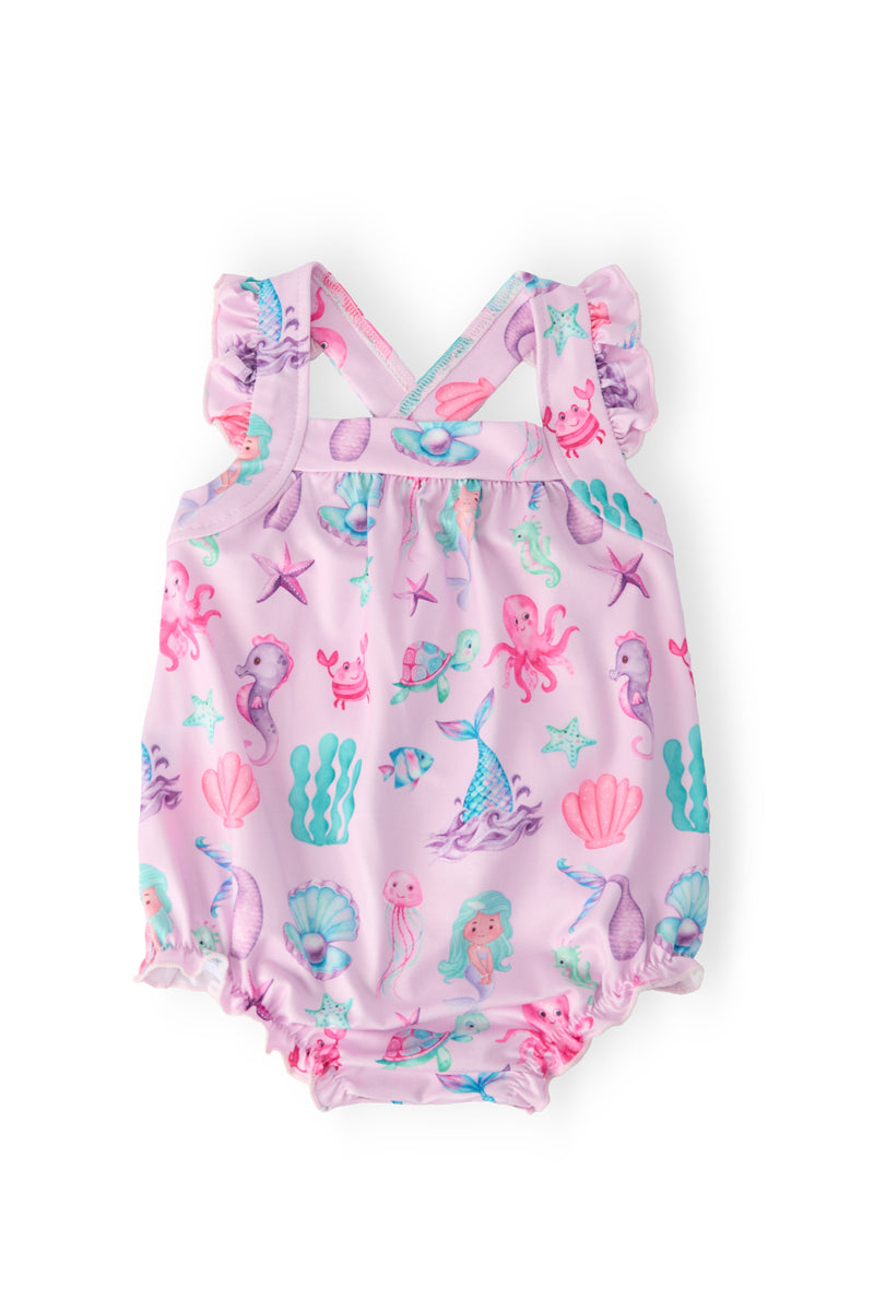 Under the Sea Ruffle Back Baby Romper – Summer Collection - 1