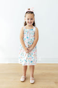 Unicorn Kisses Ruffle Cross Back Dress - 2