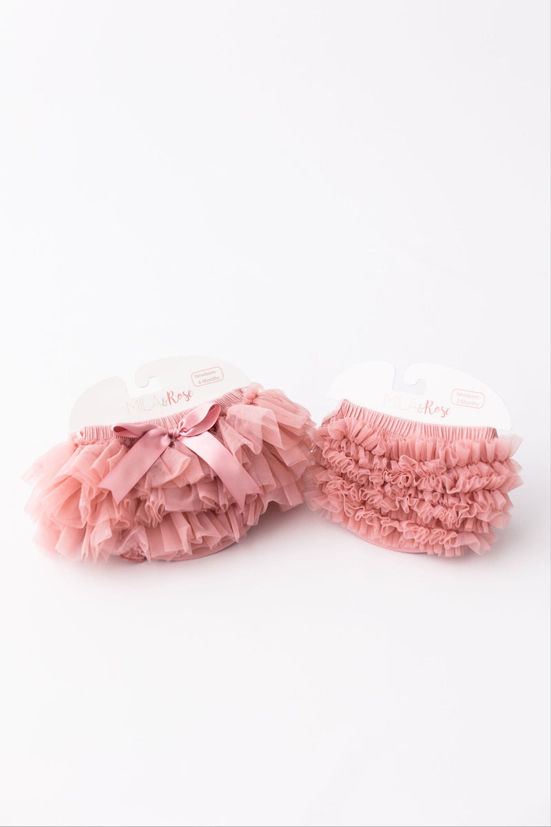 Vintage Pink Ruffle Tutu Bloomer - 3
