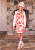 Wild Roses Denim Dress - 3