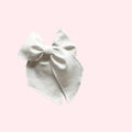 White Dashed Elle Bow - 3