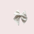 White Dashed Elle Bow - 2