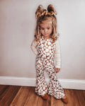 Andi Pleated Bell Bottom Jumpsuit - Flower Child - 2