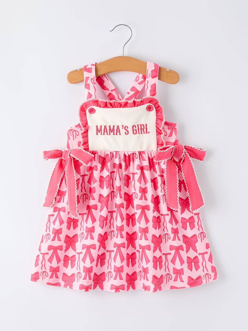 "Mama’s Girl" Bow Ruffle Dress Mother’s Day Special - 1