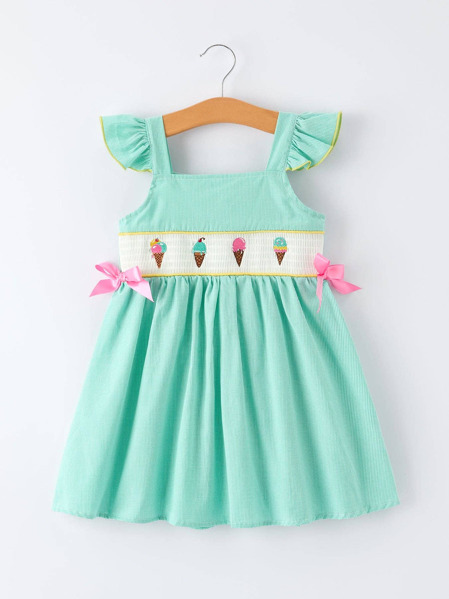 Ice Cream Summer Dress for Girls