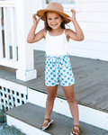 Betty Camisole Romper - Floral Sky - 2