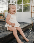 Birdie Bow Front Top & Bloomer Set - Petit Fleur - 3
