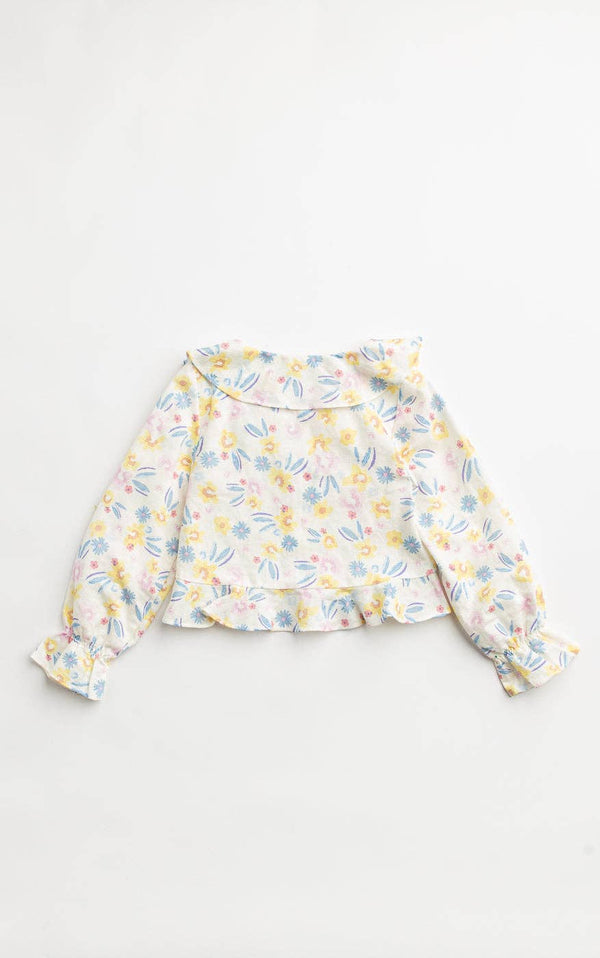 Girls Serendipity Top & Brown Sugar Slacks Set