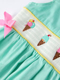 Ice Cream Summer Dress for Girls - 4