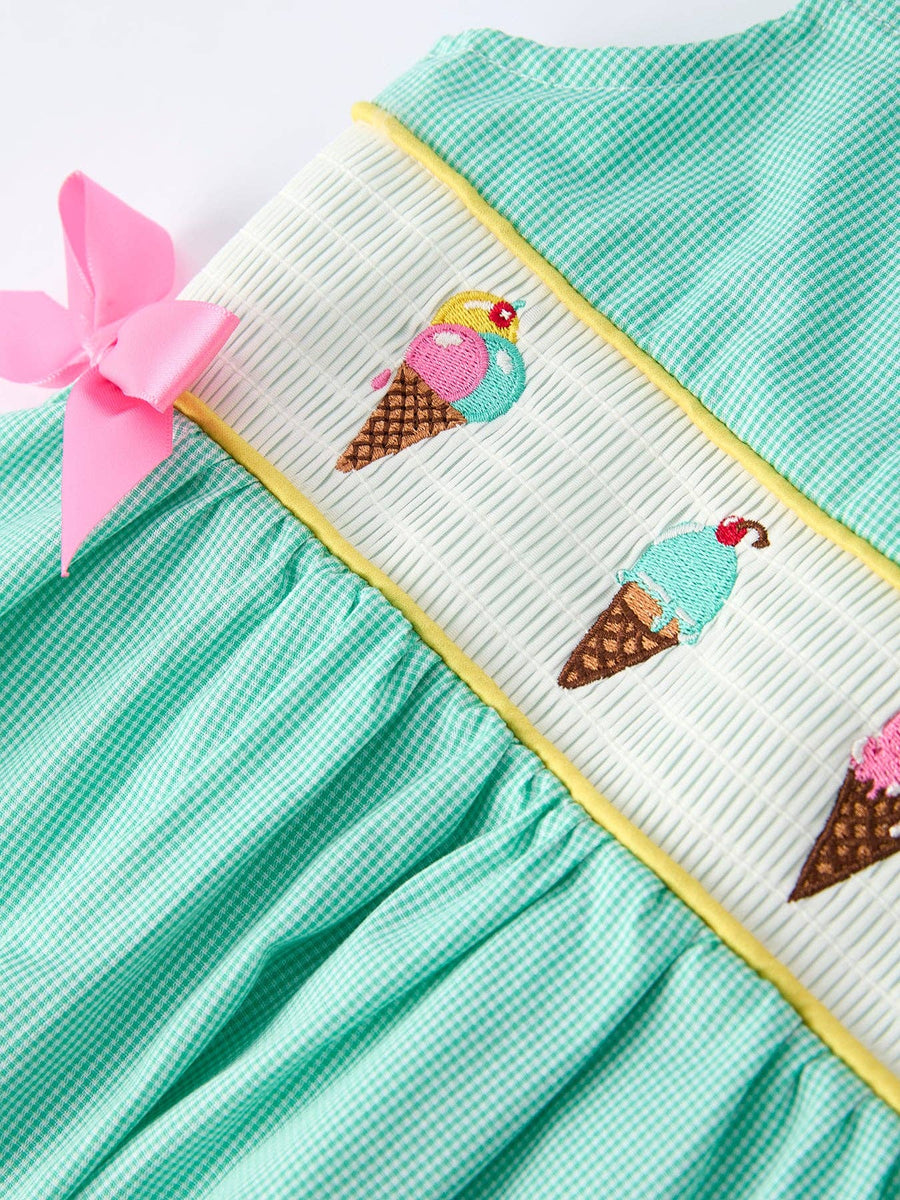 Ice Cream Summer Dress for Girls