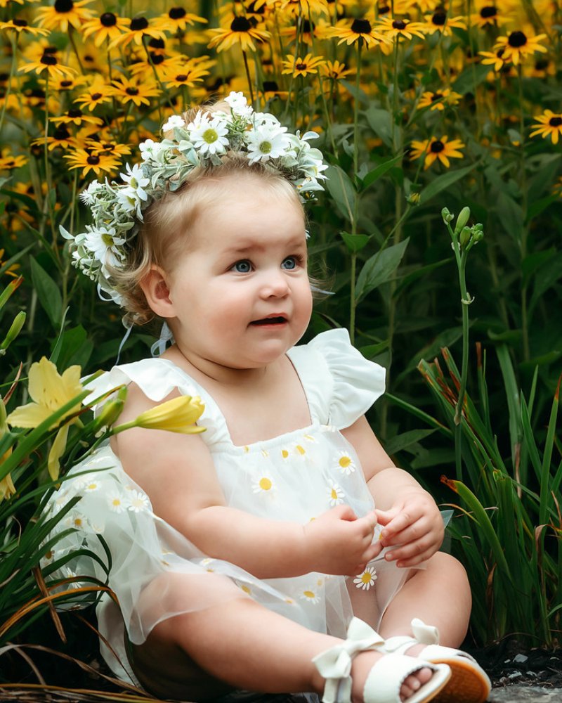 Dixie Dress Romper - Pickin' Daisies - 3