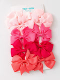 Fall Bow Hair Clip Set - 3