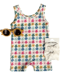 Gigi Bikeshort Romper - Petal Parade - 3