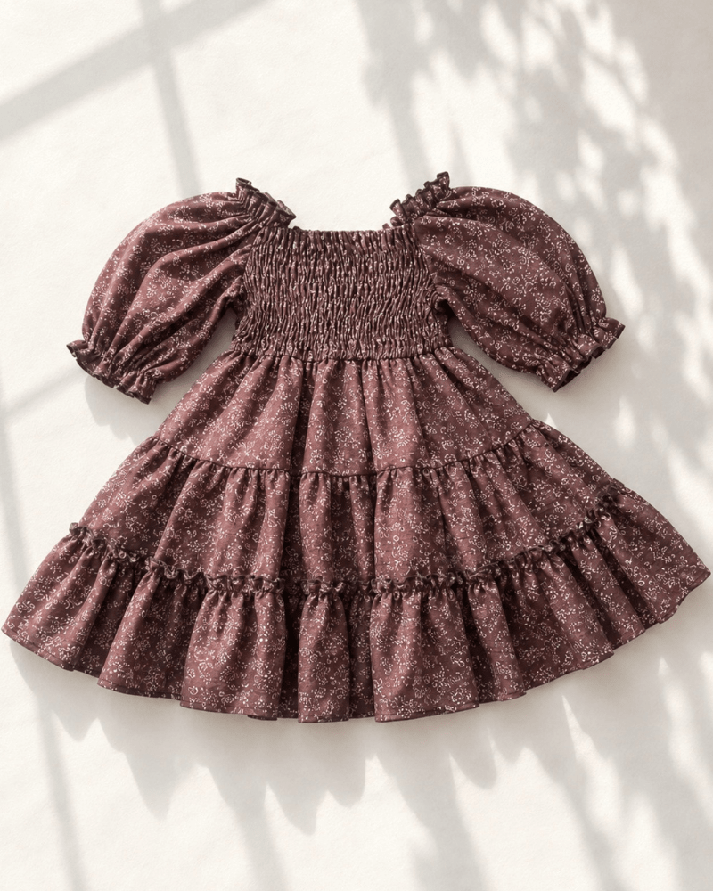 Katherine Dress - Cocoa Bloom - 2
