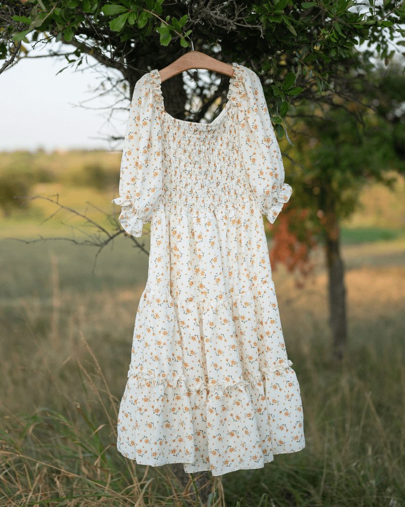 Katherine Dress - Yellow Floral - 10